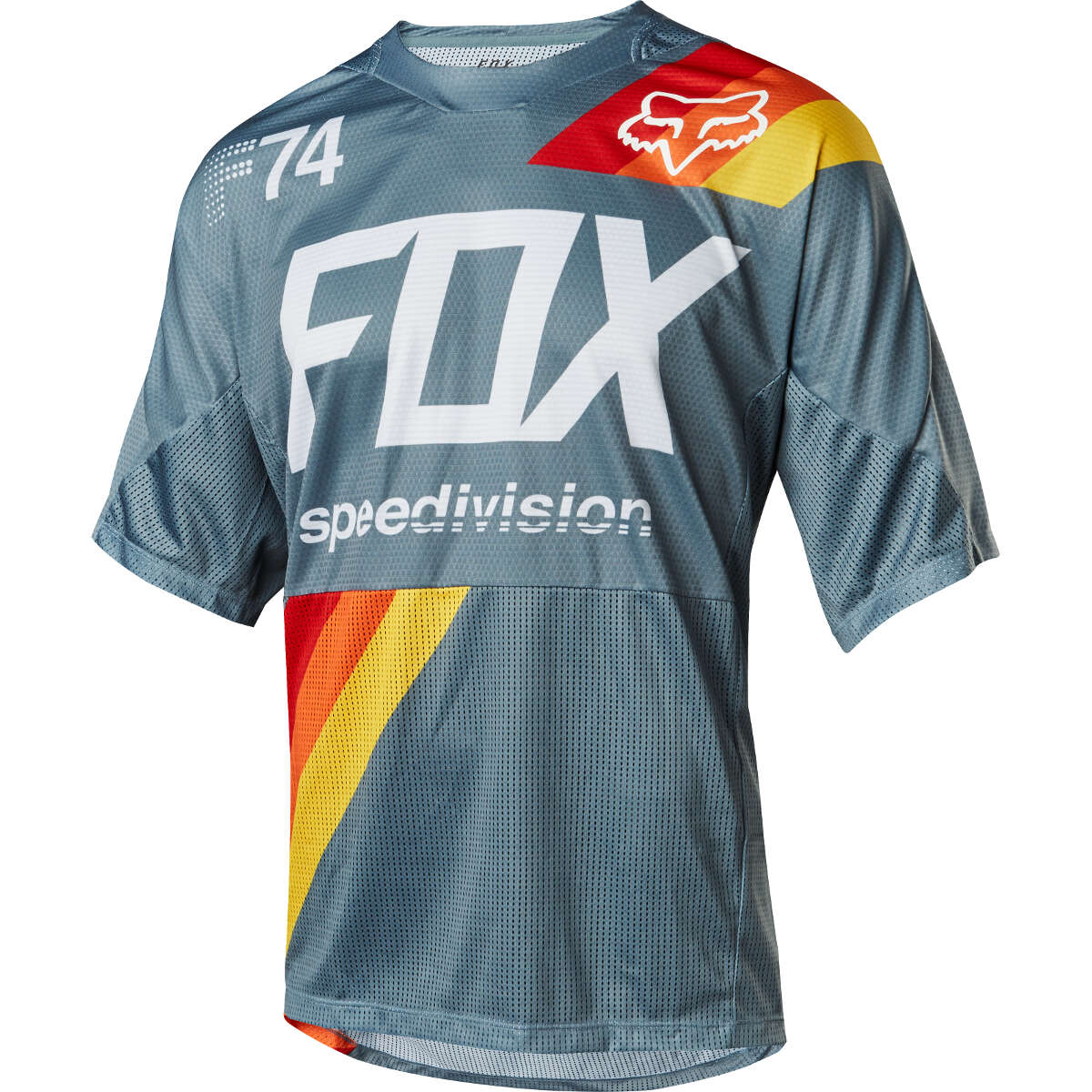 Fox Maillot VTT Manches Courtes Demo Drafter - Slate Blue