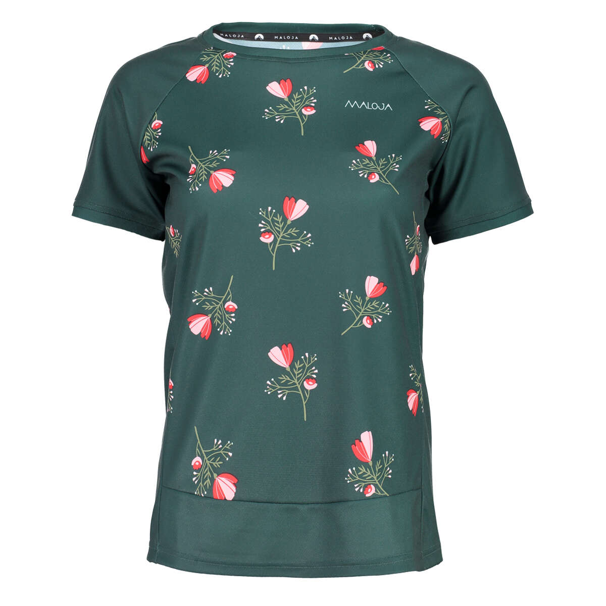 Maloja Femme T-Shirt Tech Manches Courtes OrtensiaM. Pinetree