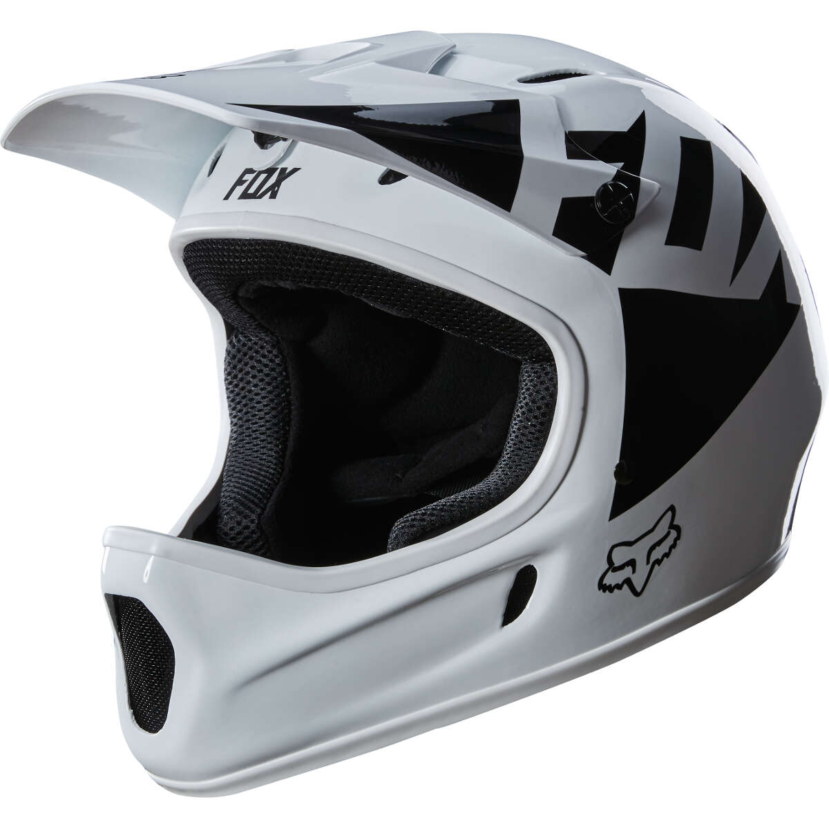 Fox Downhill MTB Helmet Rampage Landi - White Glossy