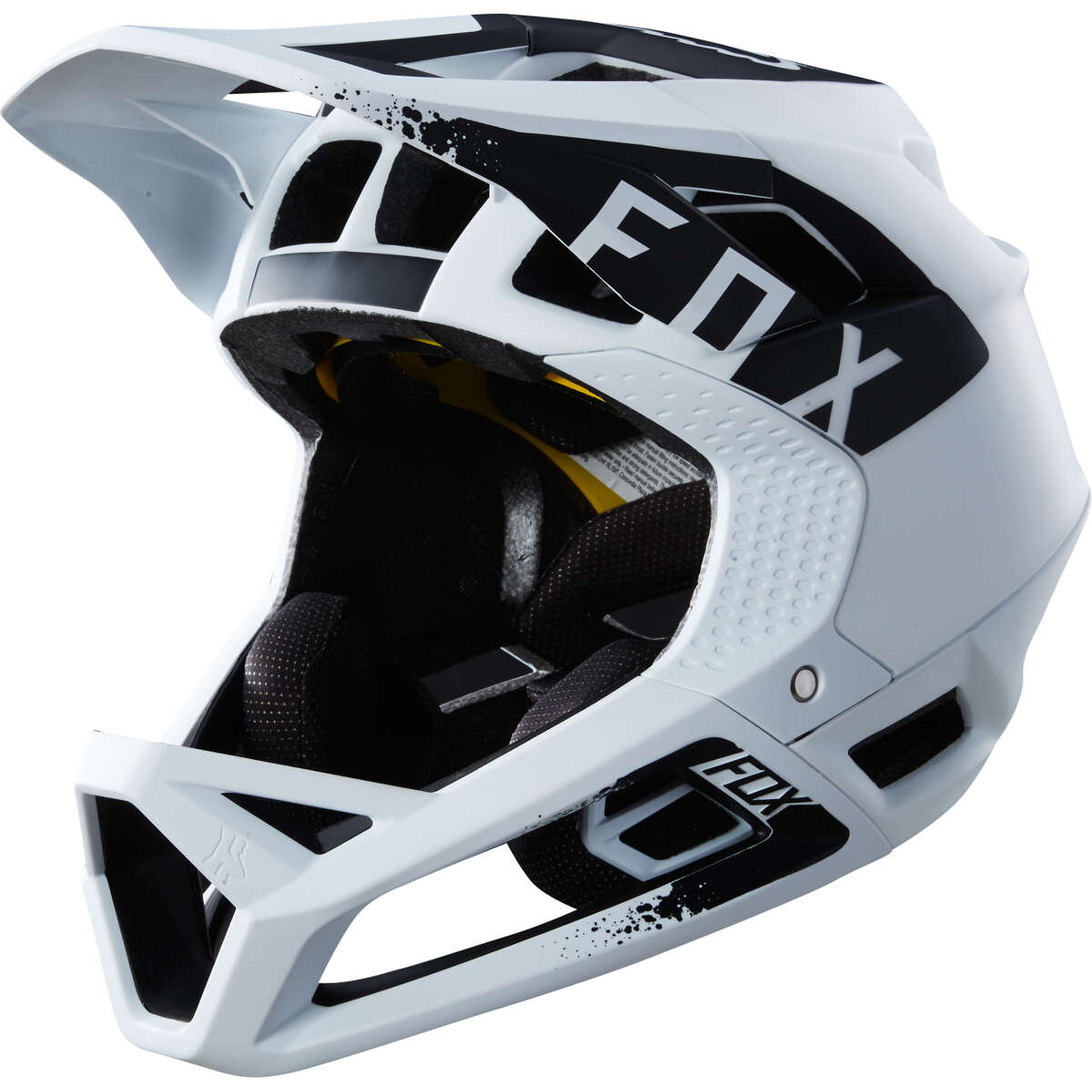 Fox Downhill MTB Helmet Proframe Mink - White