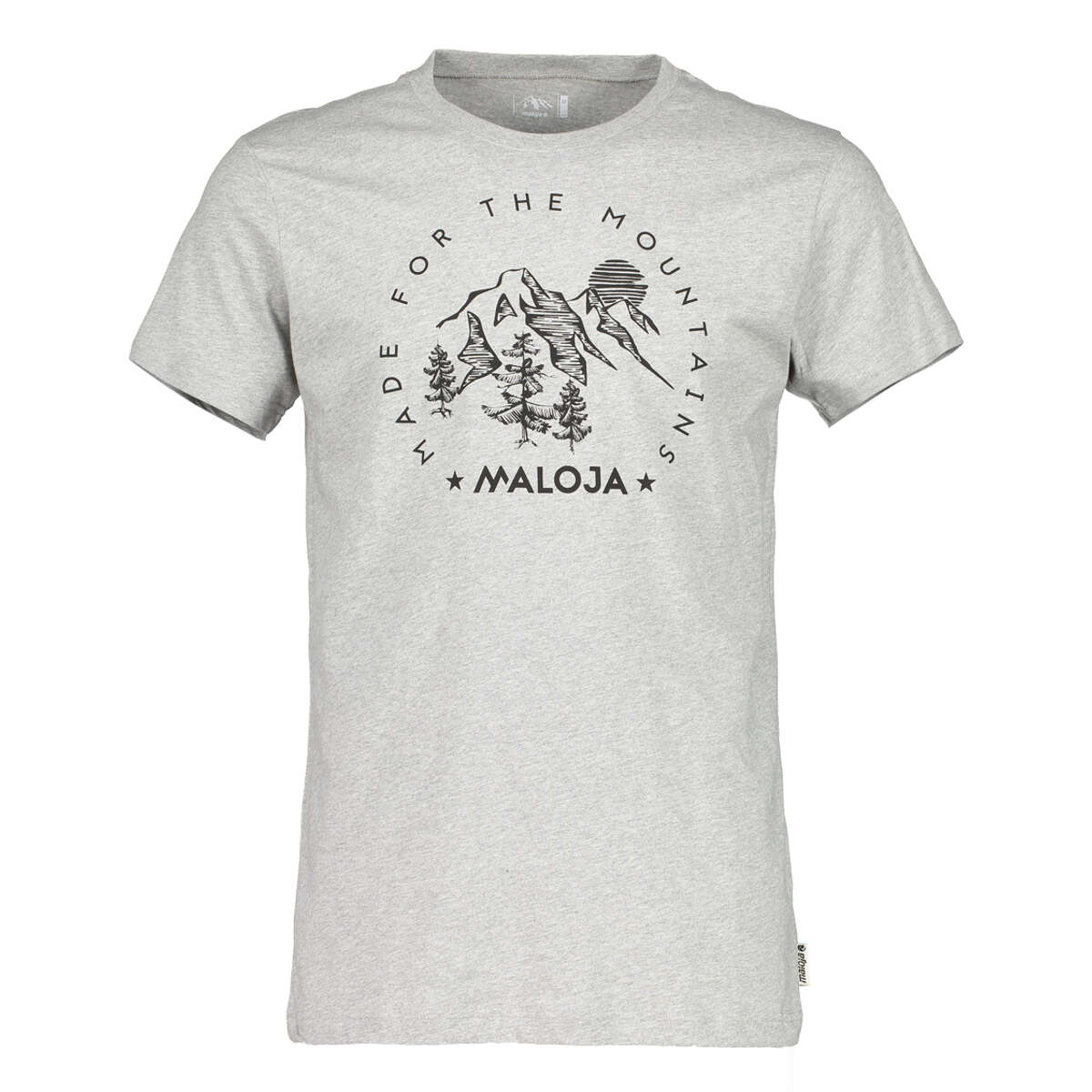 Maloja T-Shirt ZupoM. Grey Melange