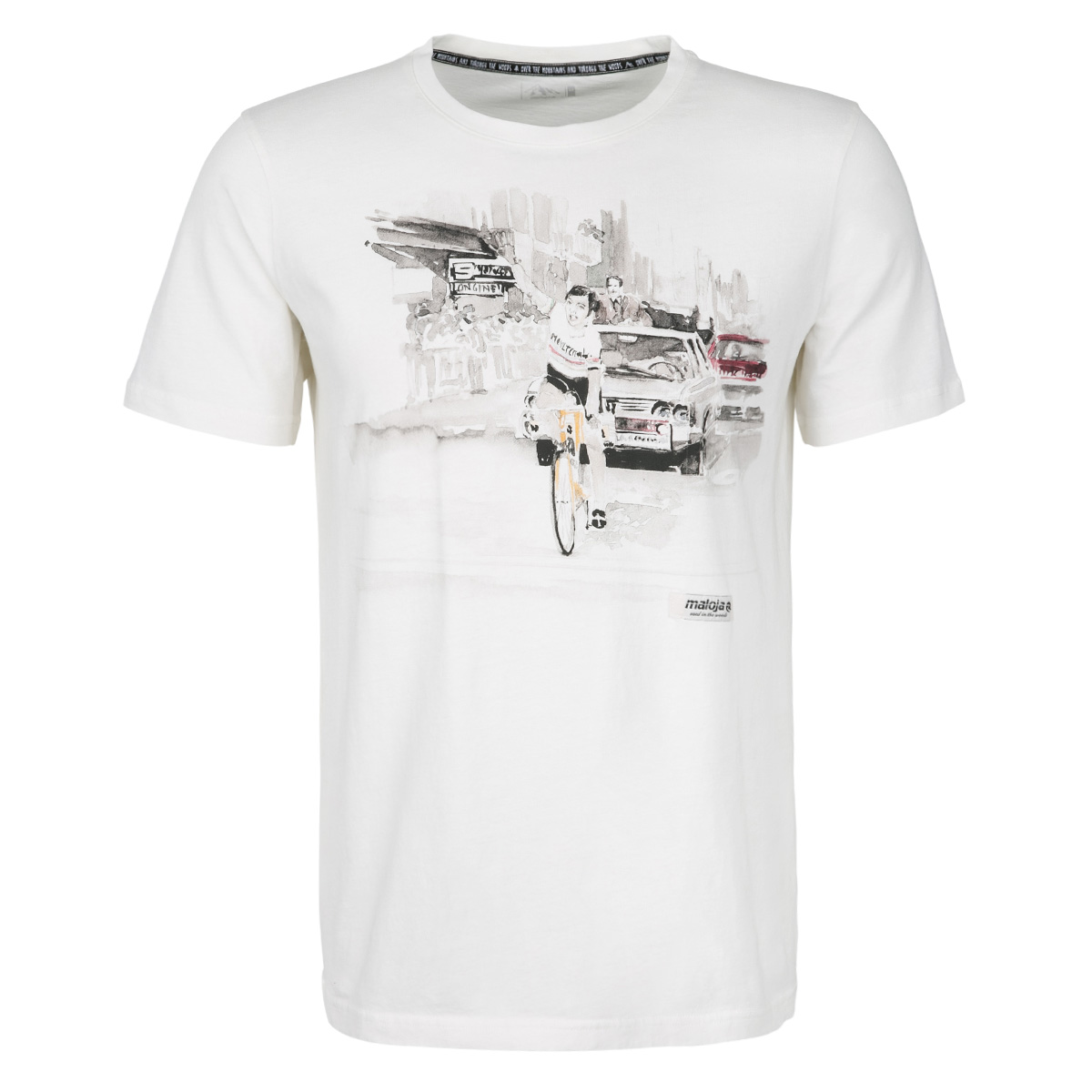 Maloja T-Shirt PeiderM. Vintage White