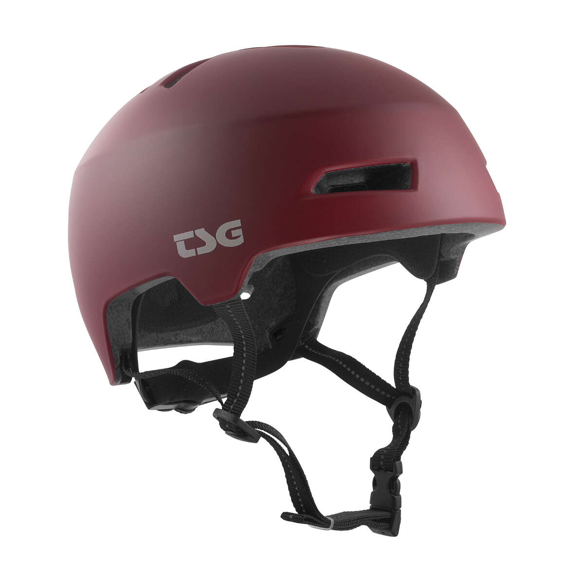 TSG BMX/Dirt Helm Status Solid Color - Satin Oxblood