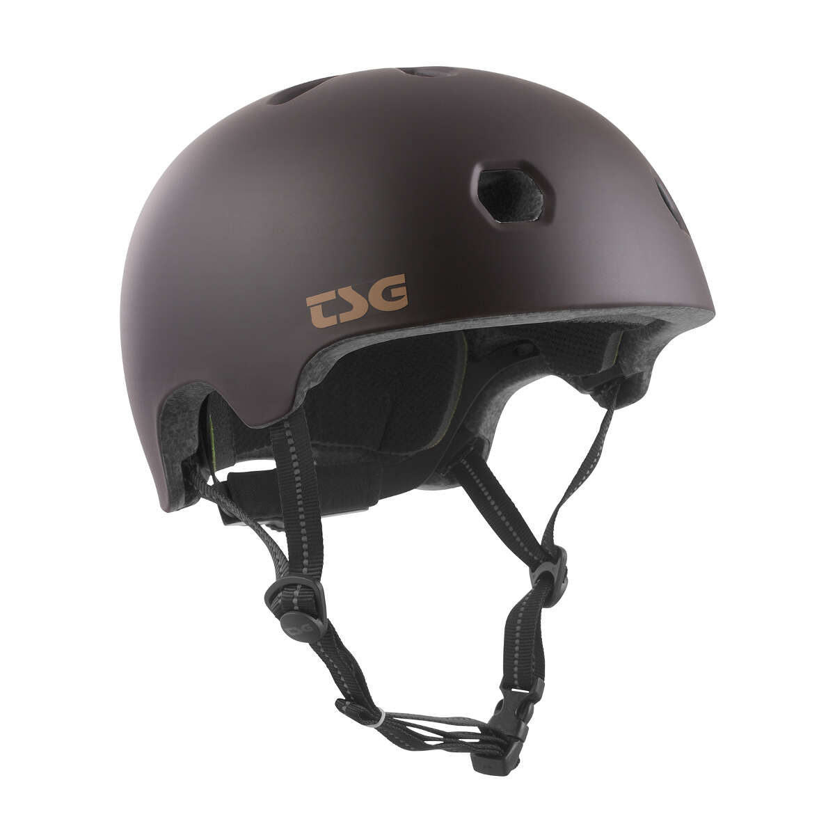 TSG BMX/Dirt Helm Meta Solid Color - Satin Black Chocolate