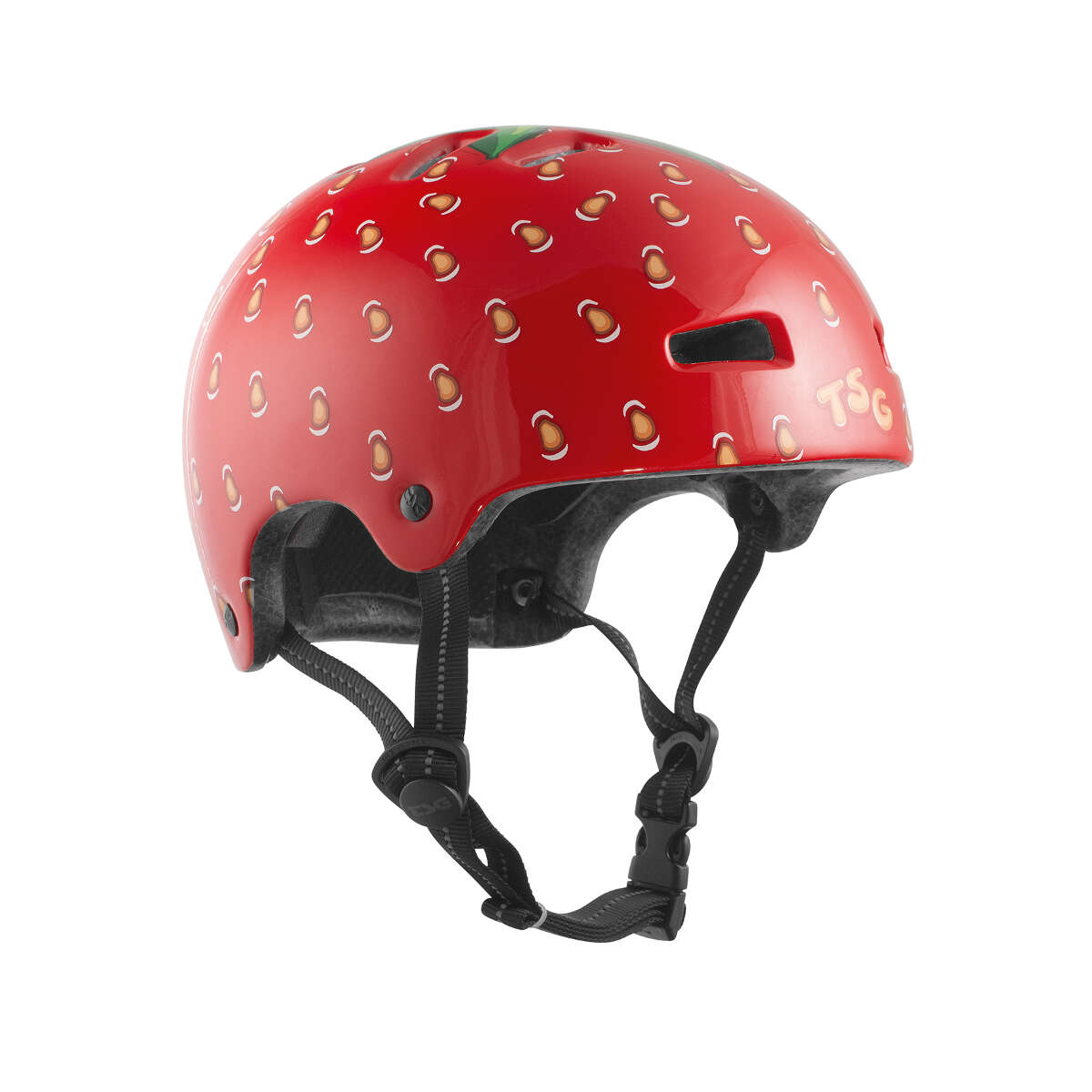 TSG Kids BMX/Dirt Helm Nipper Mini Graphic Design - Strawberry