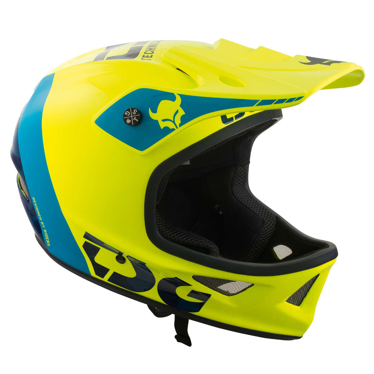 TSG Downhill-MTB Helmet Squad Graphic Design - Trap Acid Yellow