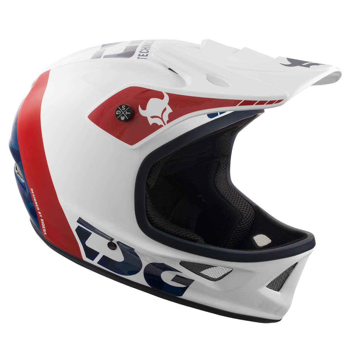 TSG Downhill-MTB Helmet Squad Graphic Design - Trap White