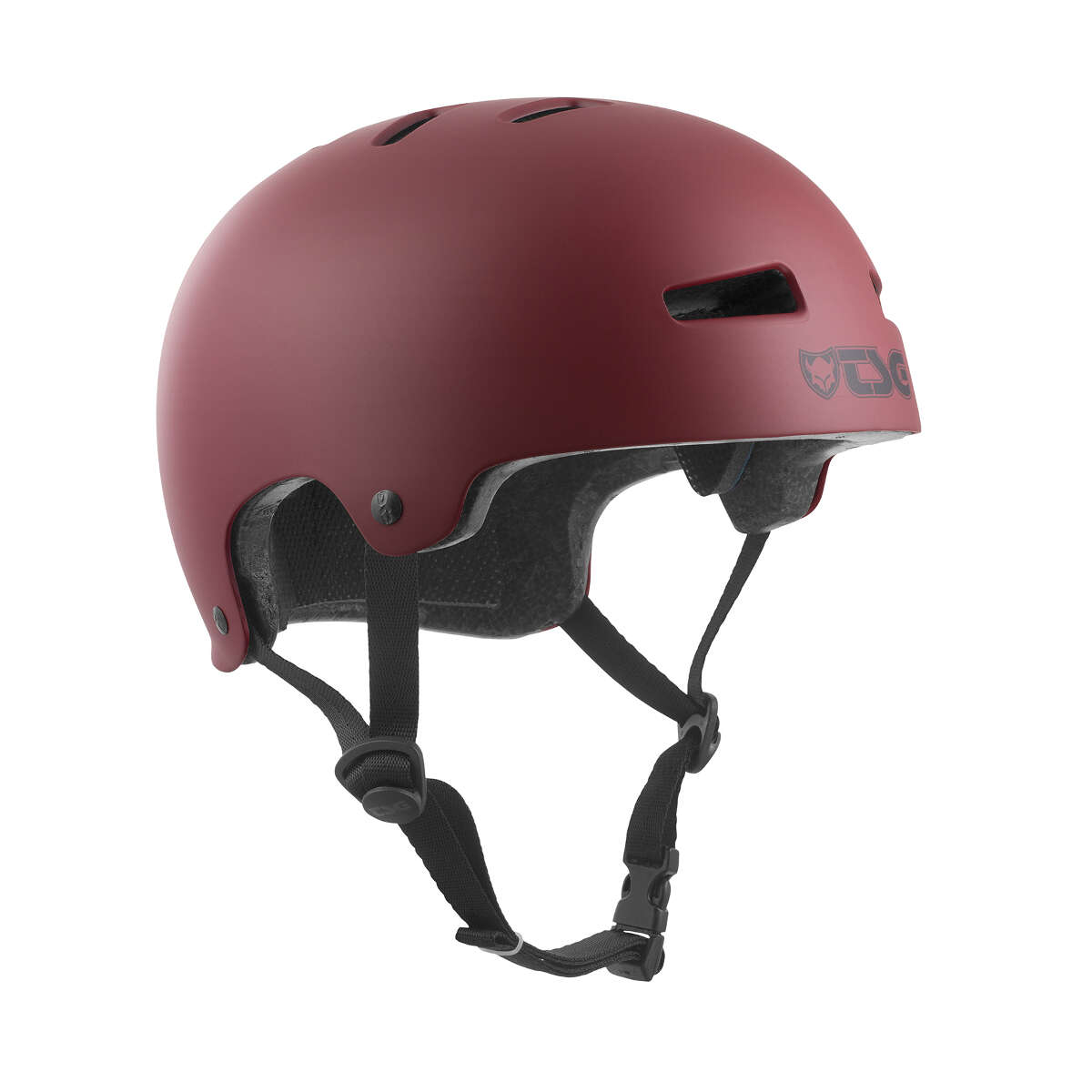 TSG Kids BMX/Dirt Helmet Evolution Youth Solid Color - Satin Oxblood
