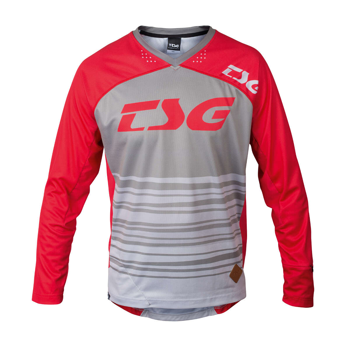 TSG Downhill-Jersey TP2 Rot/Grau