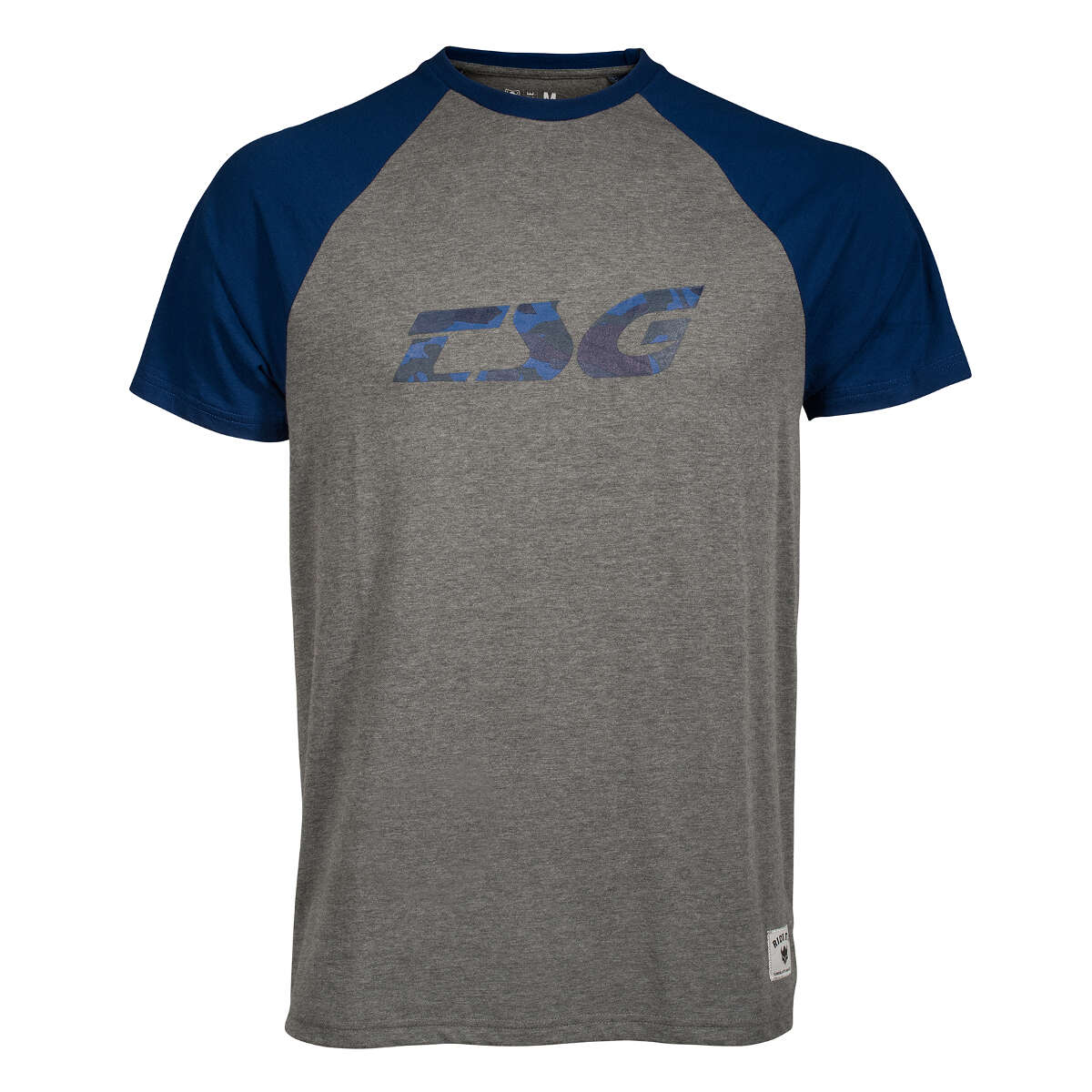 TSG T-Shirt Raglan Heather Grey/Blue