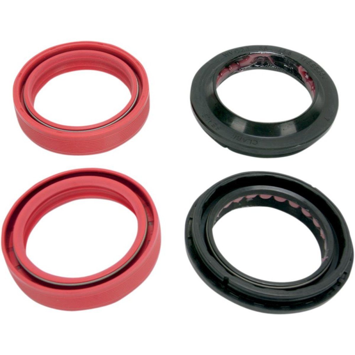 Moose Racing Fork Seal Kit  36 x 48.1/48.2 x 10.5 mm, Red/Black