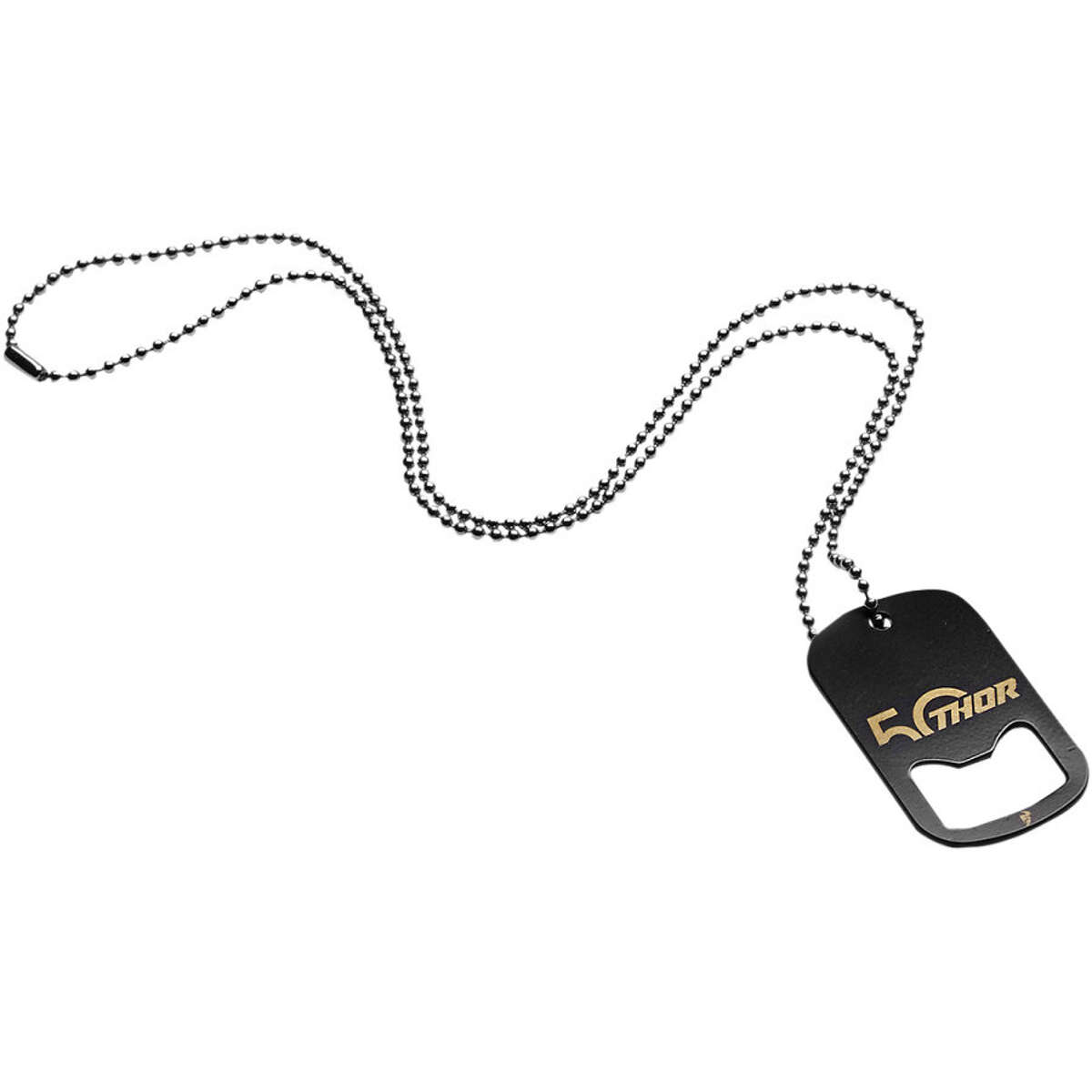 Thor Dogtag with Bottle Opener 50th Anniversary Black/Gold