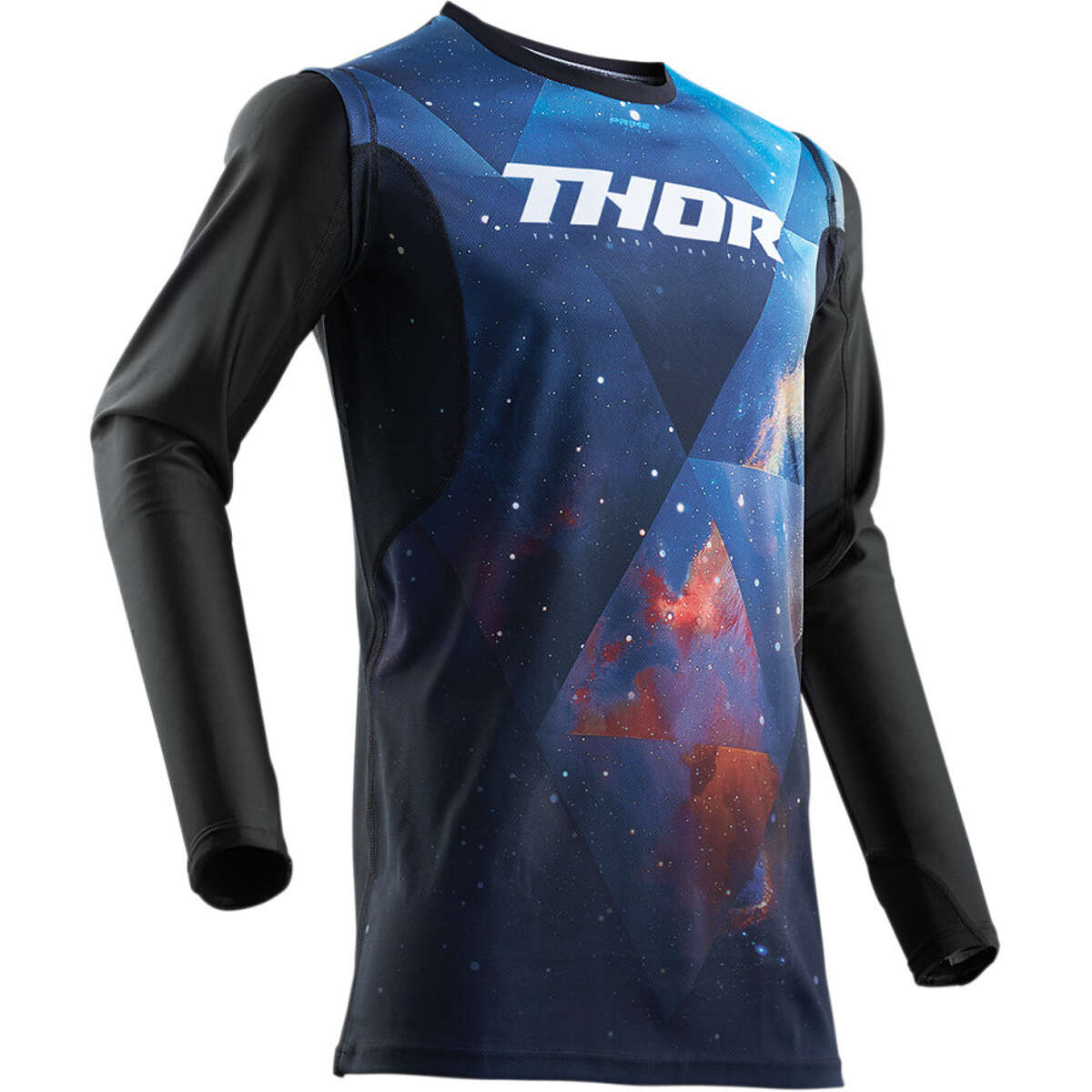 Thor Jersey Long Sleeve Prime Fit Nebula S8S - Black