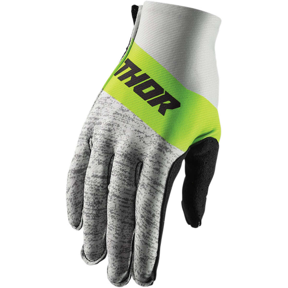 Thor Gloves Invert High Tide S8S - Grey/Lime