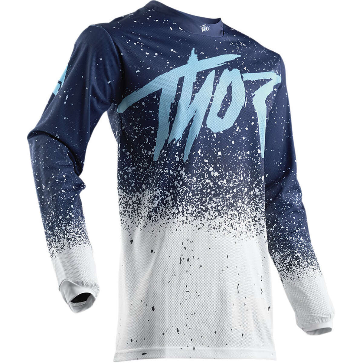 Thor Jersey Long Sleeve Pulse Air Hype S8S - White/Navy