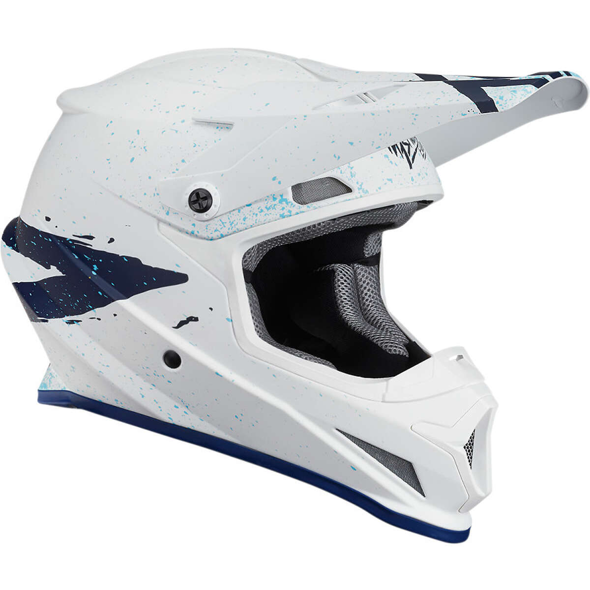 Thor Casque MX Sector Hype - White/Blue