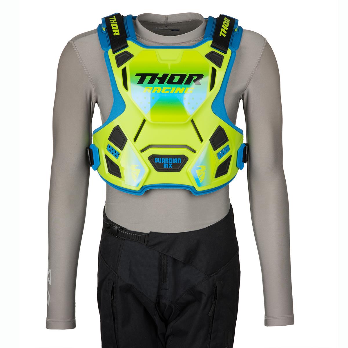THOR MX Motocross Kids GUARDIAN MX Chest/Roost Guard Flo Green Choose Size 