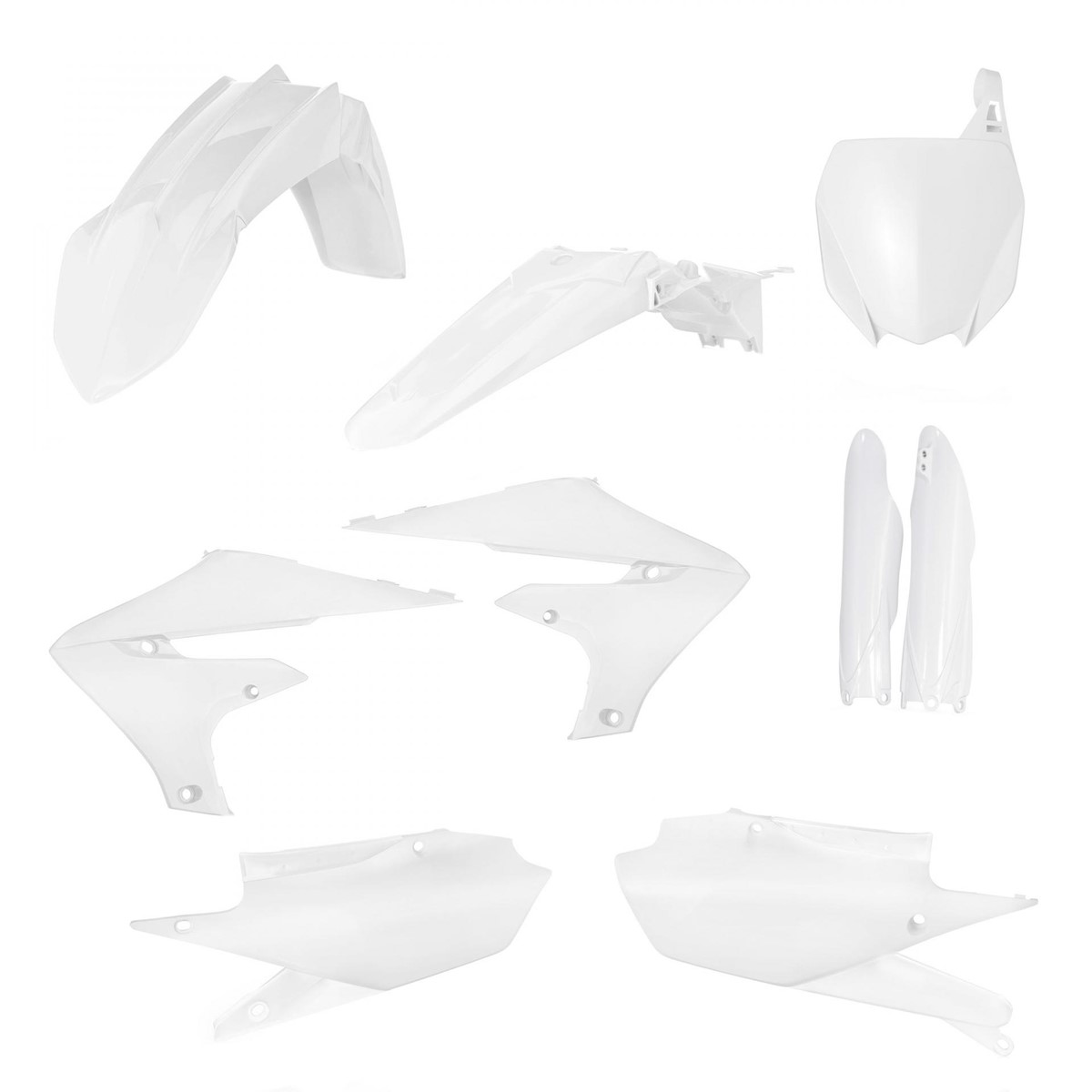 Acerbis Plastic Kit Full-Kit Yamaha YZF 450 2018, White