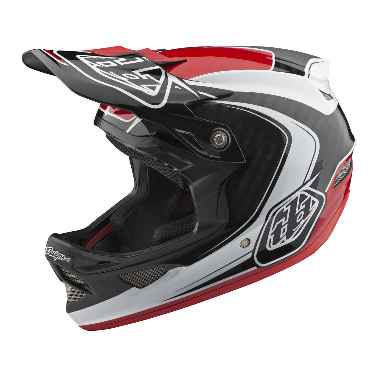Troy Lee Designs Casco MTB Downhill D3 Carbon Mirage Red