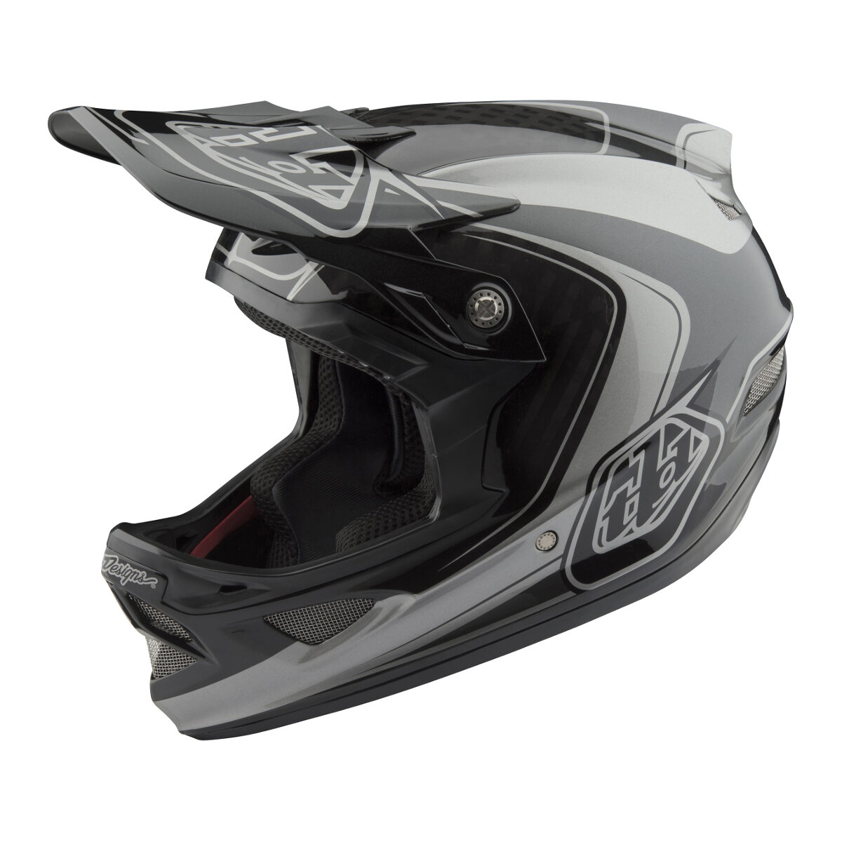 Troy Lee Designs Downhill-MTB Helm D3 Carbon Mirage Grau