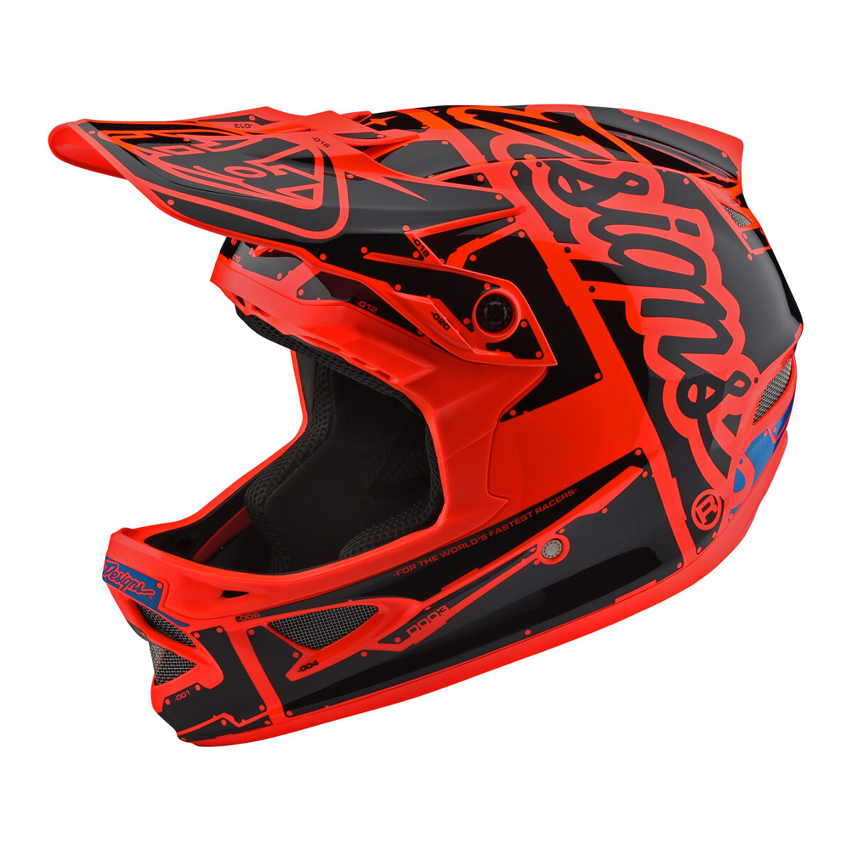 Troy Lee Designs Downhill MTB Helmet D3 Fiberlite Factory Orange