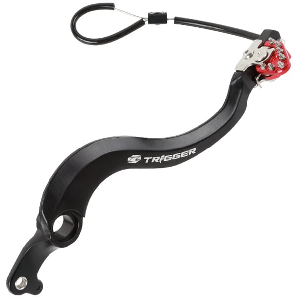 Zeta Rear Brake Pedal Trigger Suzuki RMZ 250 16-21, adjustable and with safety rope