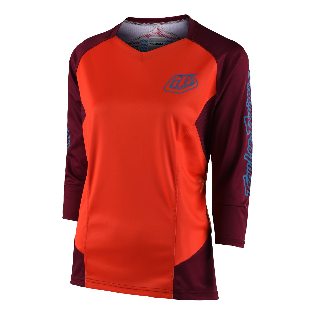 Troy Lee Designs Girls Trail Jersey 3/4 Sleeve Ruckus Orange