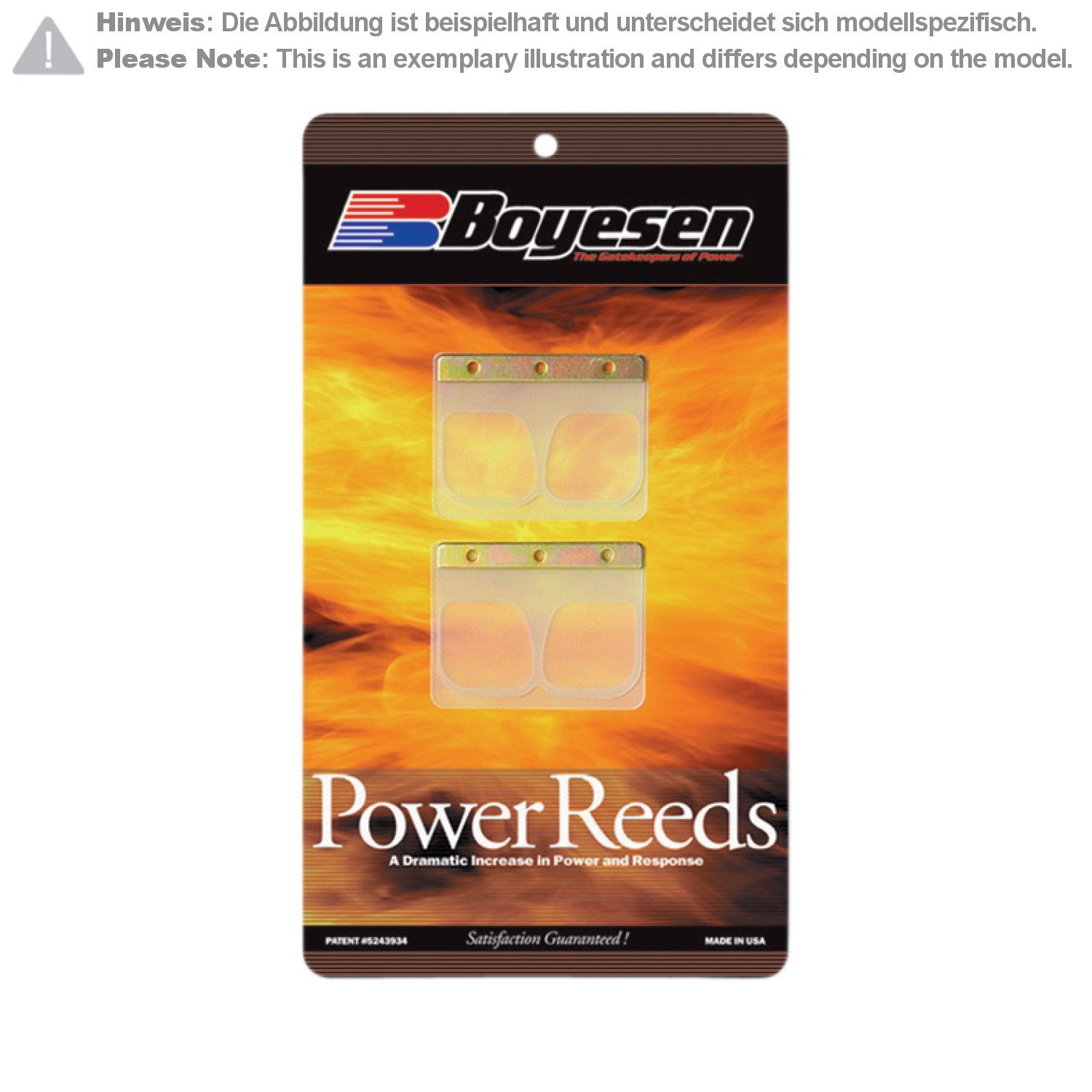 Boyesen Reeds Power KTM EXC 250/300 99-03, SX 250 99-01