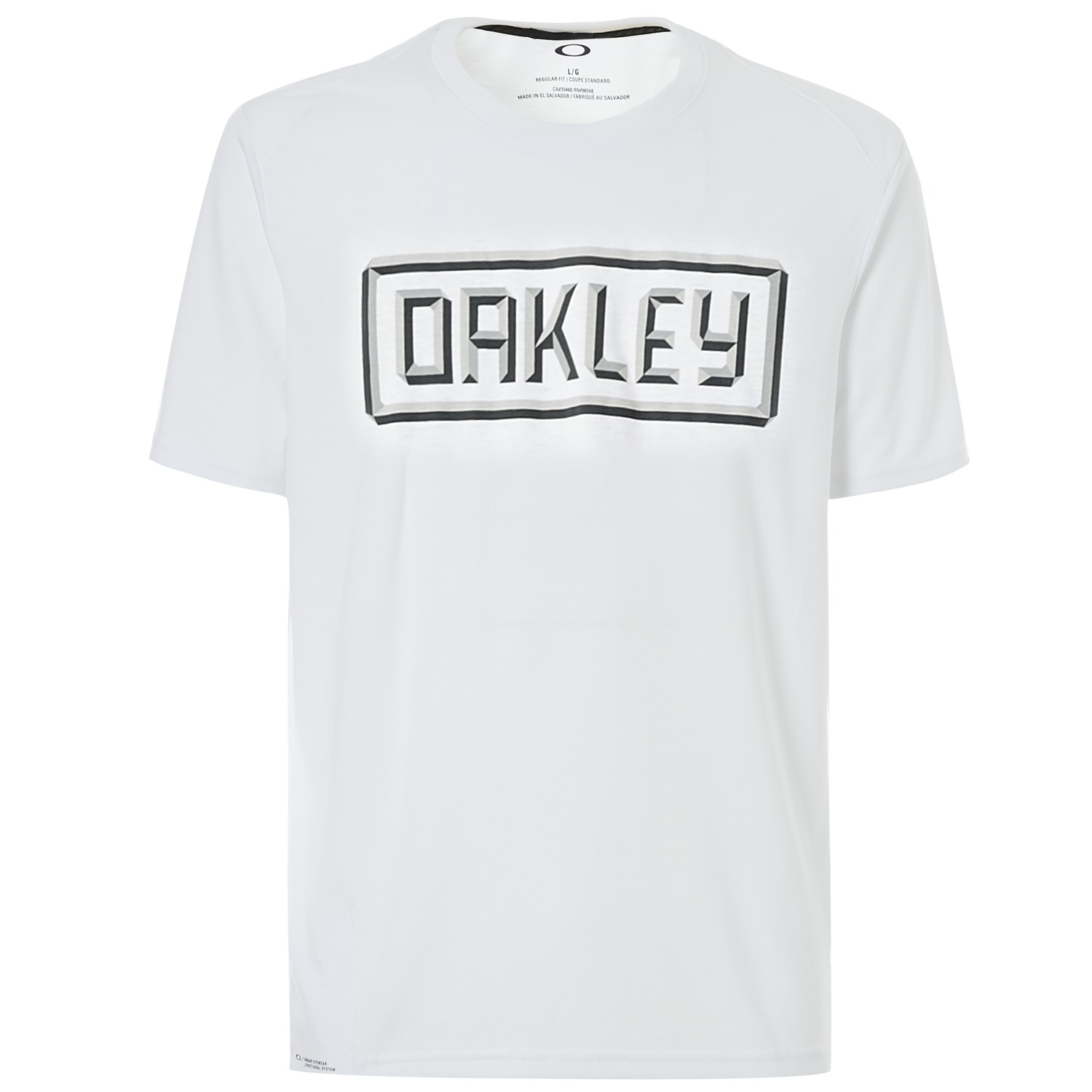 Oakley T-Shirt 50 3D Weiß