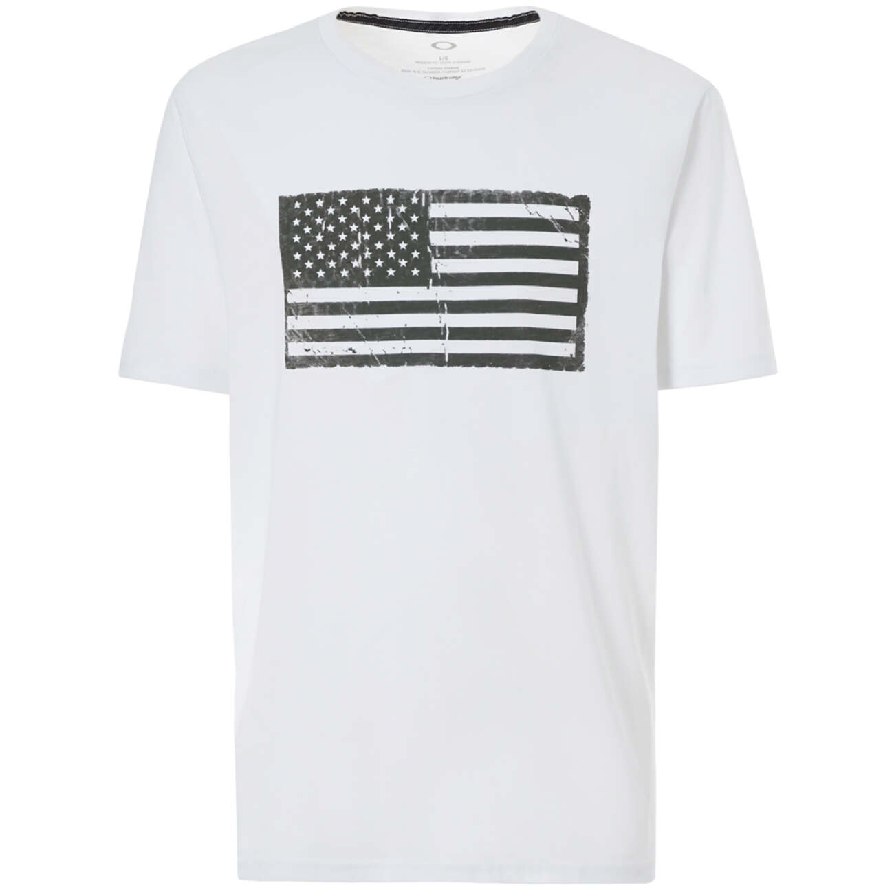 Oakley T-Shirt SC Military Flag White