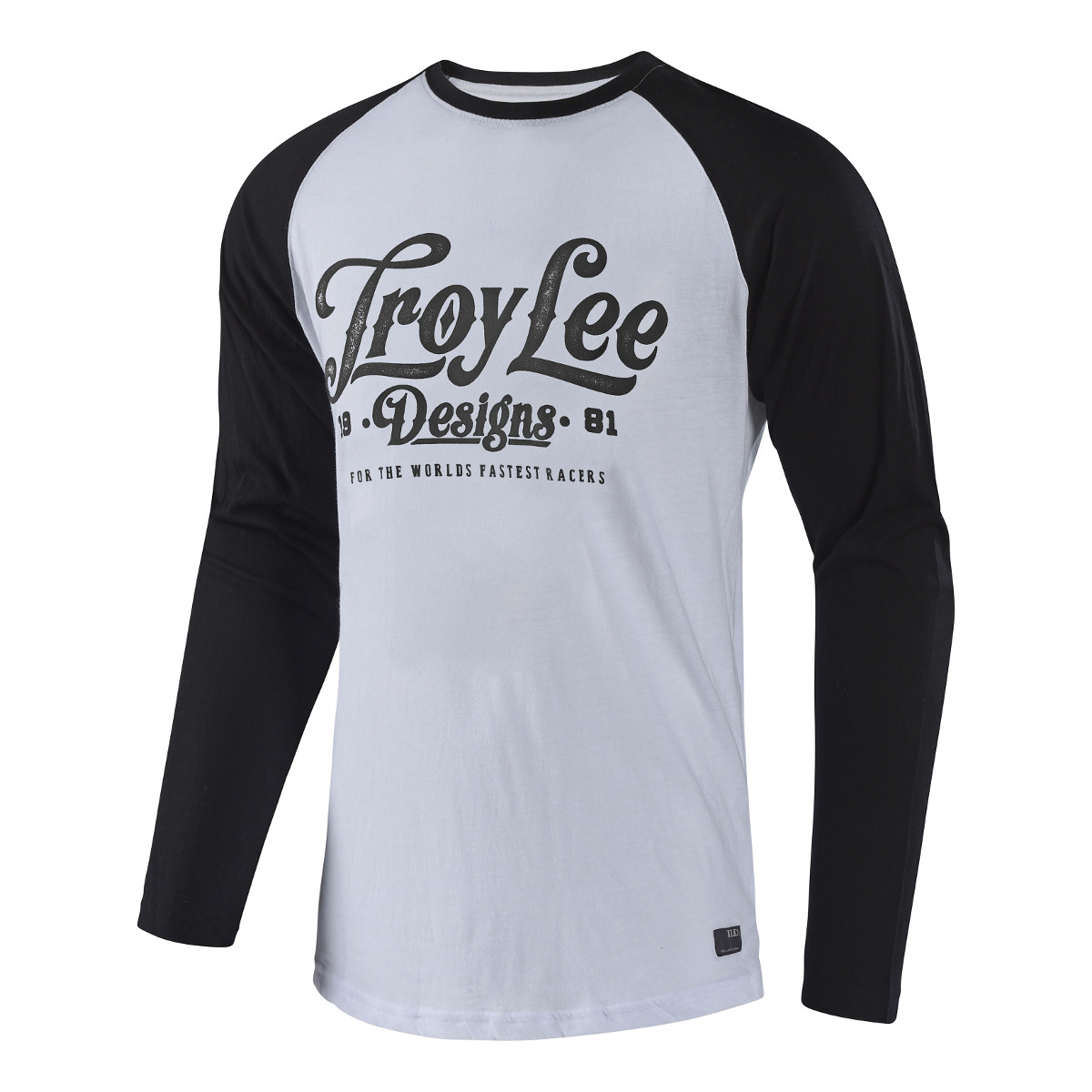 Troy Lee Designs T-Shirt Manches Longues Spiked White/Black
