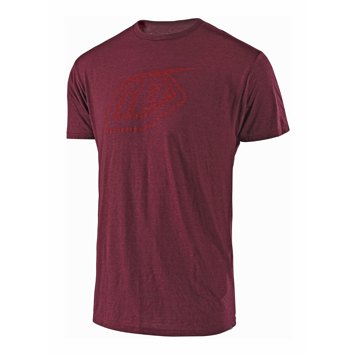 Troy Lee Designs T-Shirt Logo Sangria Rot