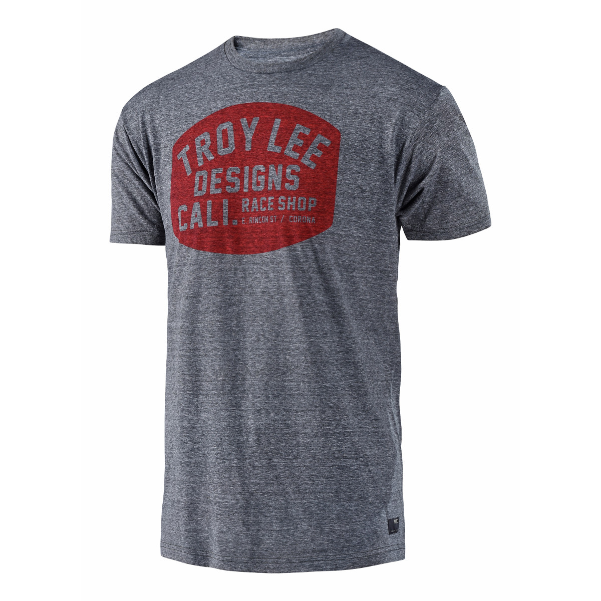 Troy Lee Designs T-Shirt Blockworks Vintage Grey Snow