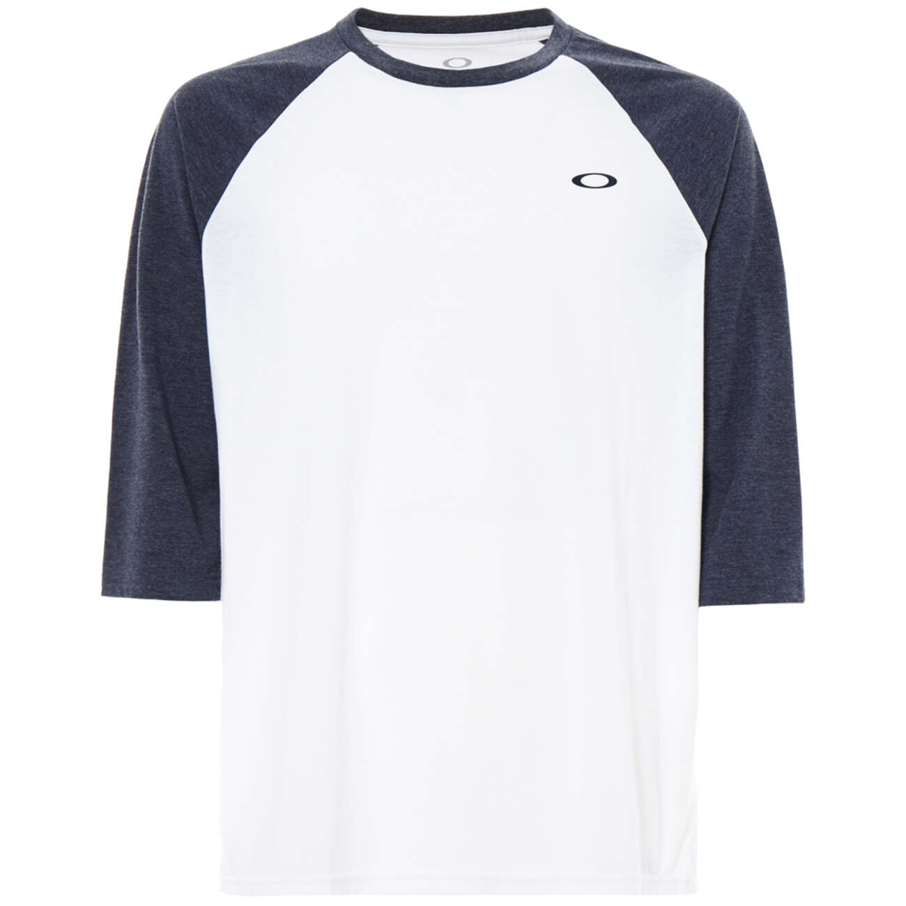 Oakley 3/4 Sleeve Shirt Circle Raglan White