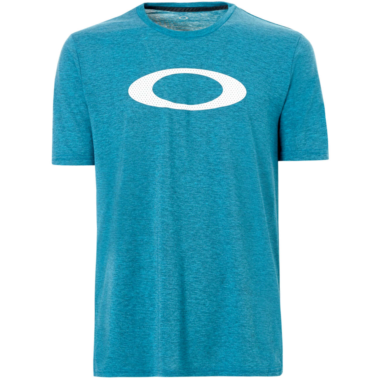 Oakley T-Shirt Mesh Ellipse Atomic Blue Dark Heather