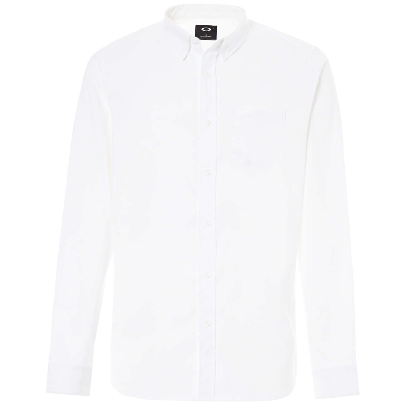 Oakley Langarmhemd Solid Woven Weiß
