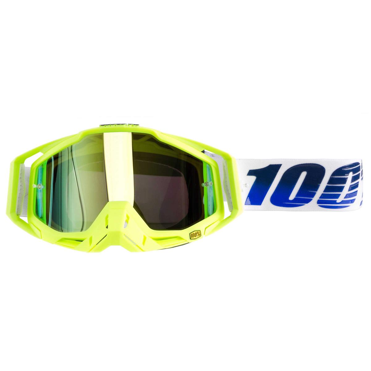 100% Crossbrille Racecraft GP21 - Gold verspiegelt Anti Fog