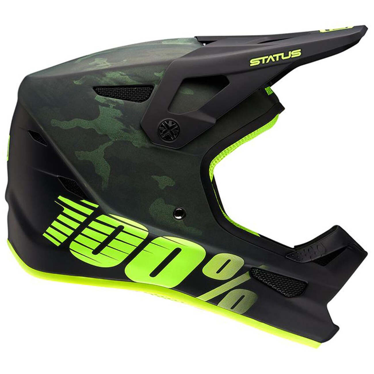 100% Downhill MTB Helmet Status Skeema