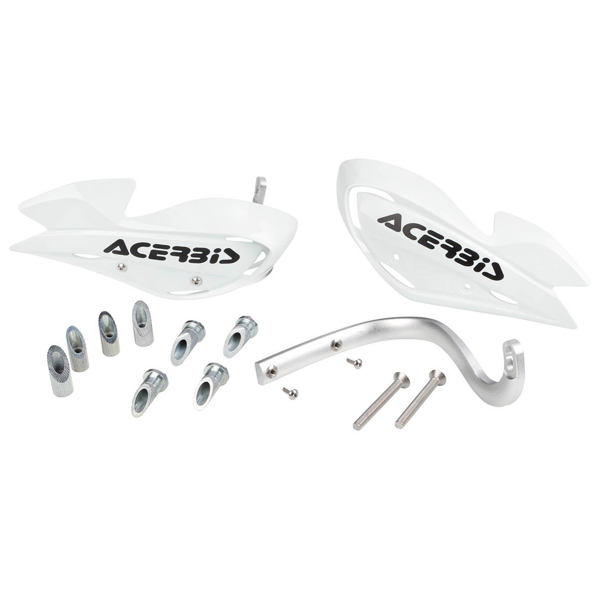 Acerbis Handguards Uniko ATV White, Incl. Mounting Kit