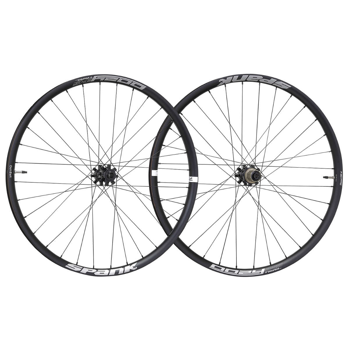 Spank Wheel Set Oozy Trail 345 Boost Black, 27.5 Inch, 20x110 mm/12x150 mm TA