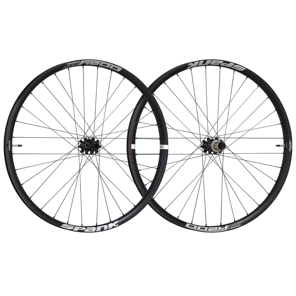 Spank Wheel Set Oozy Trail 395+ Boost Black, 29 Inch, 20x110 mm/12x150 mm TA