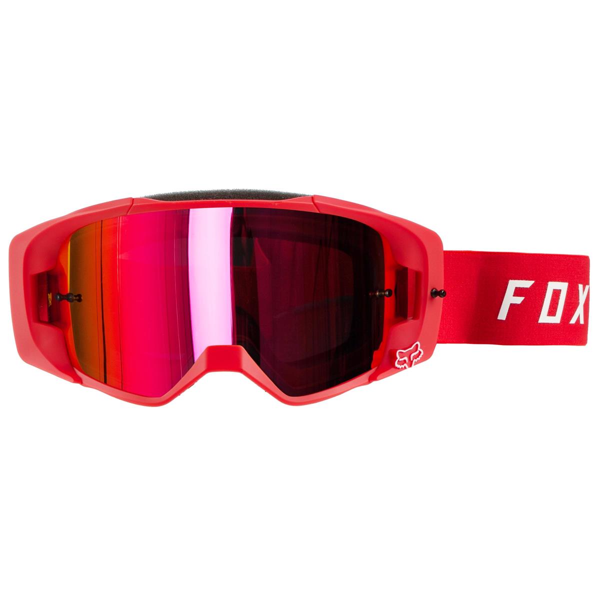 Fox Crossbrille VUE Rot - Rot verspiegelt, Anti-Fog