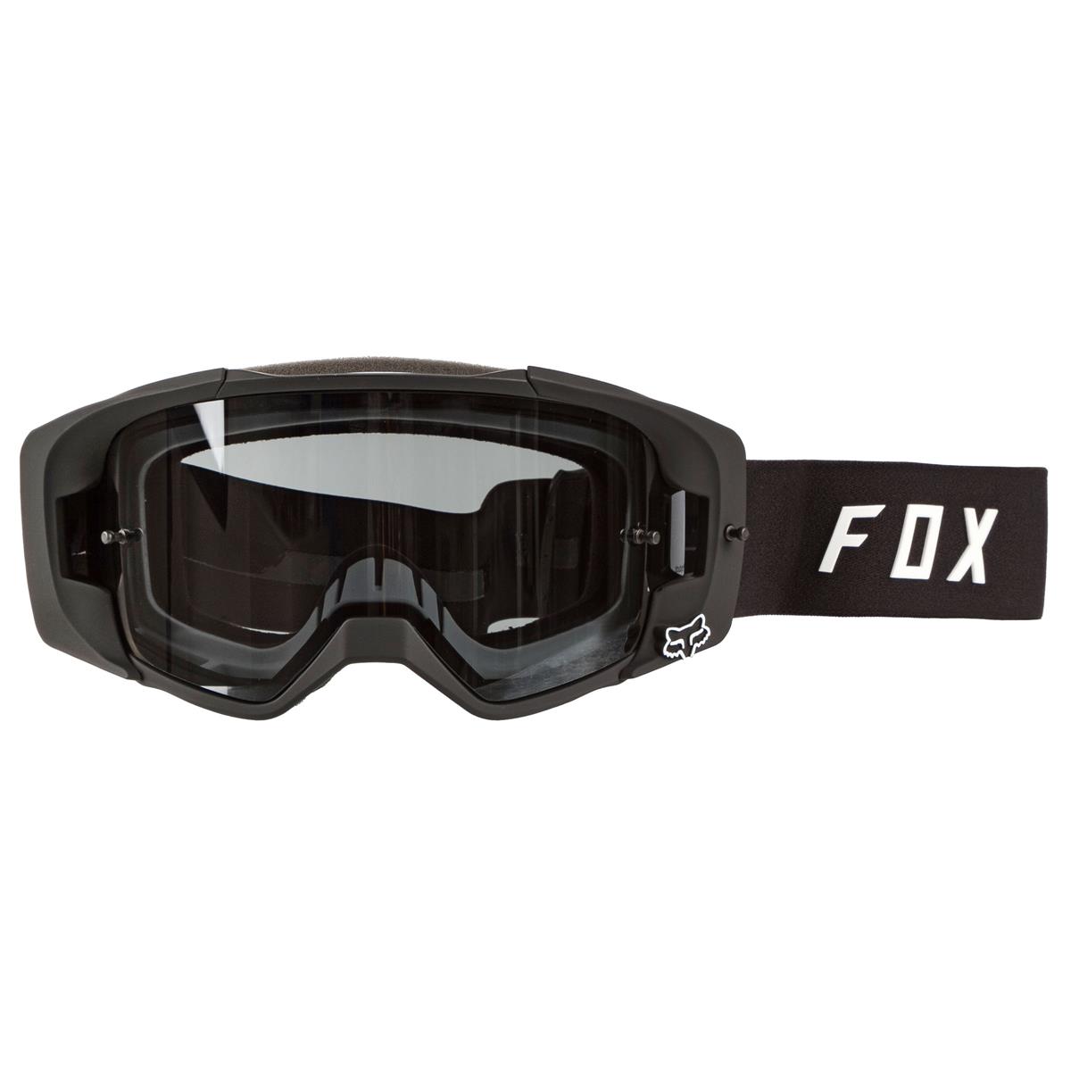 Fox Crossbrille VUE Schwarz - Silber verspiegelt, Anti-Fog