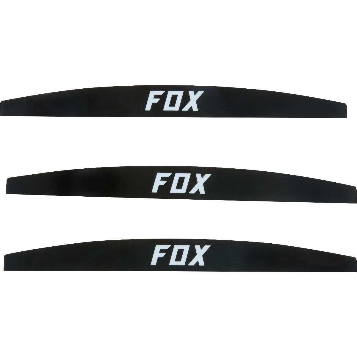 Fox Roll-Off Mud Guard VUE Clear, 3 Pieces