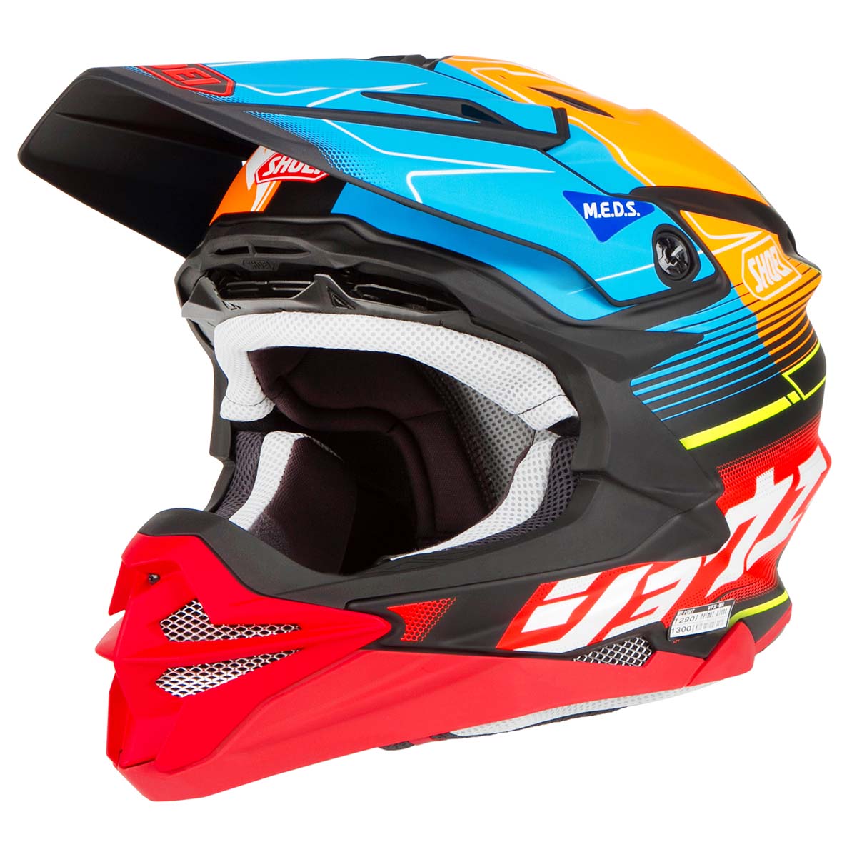 Shoei Motocross-Helm VFX-WR Zinger TC-10