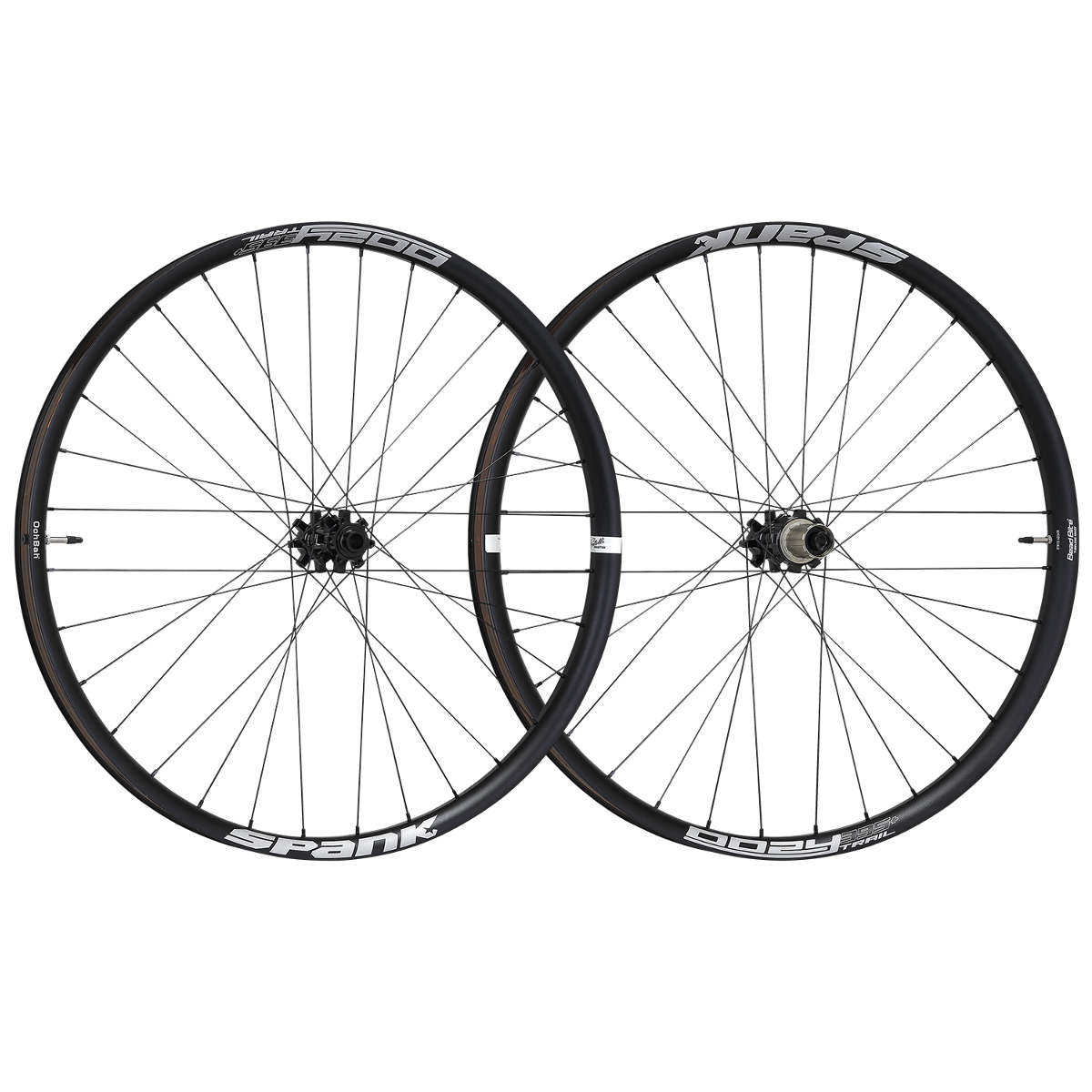 Spank Wheel Set Oozy Trail 395+ Boost Black, 27.5 Inch, 15x110 mm/12x148 mm TA