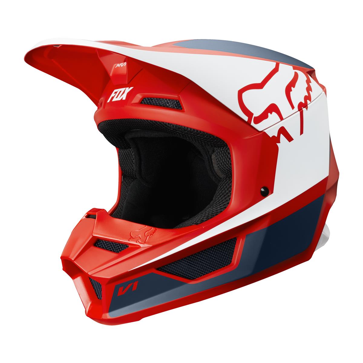 Fox Helmet V1 Przm - Navy/Red