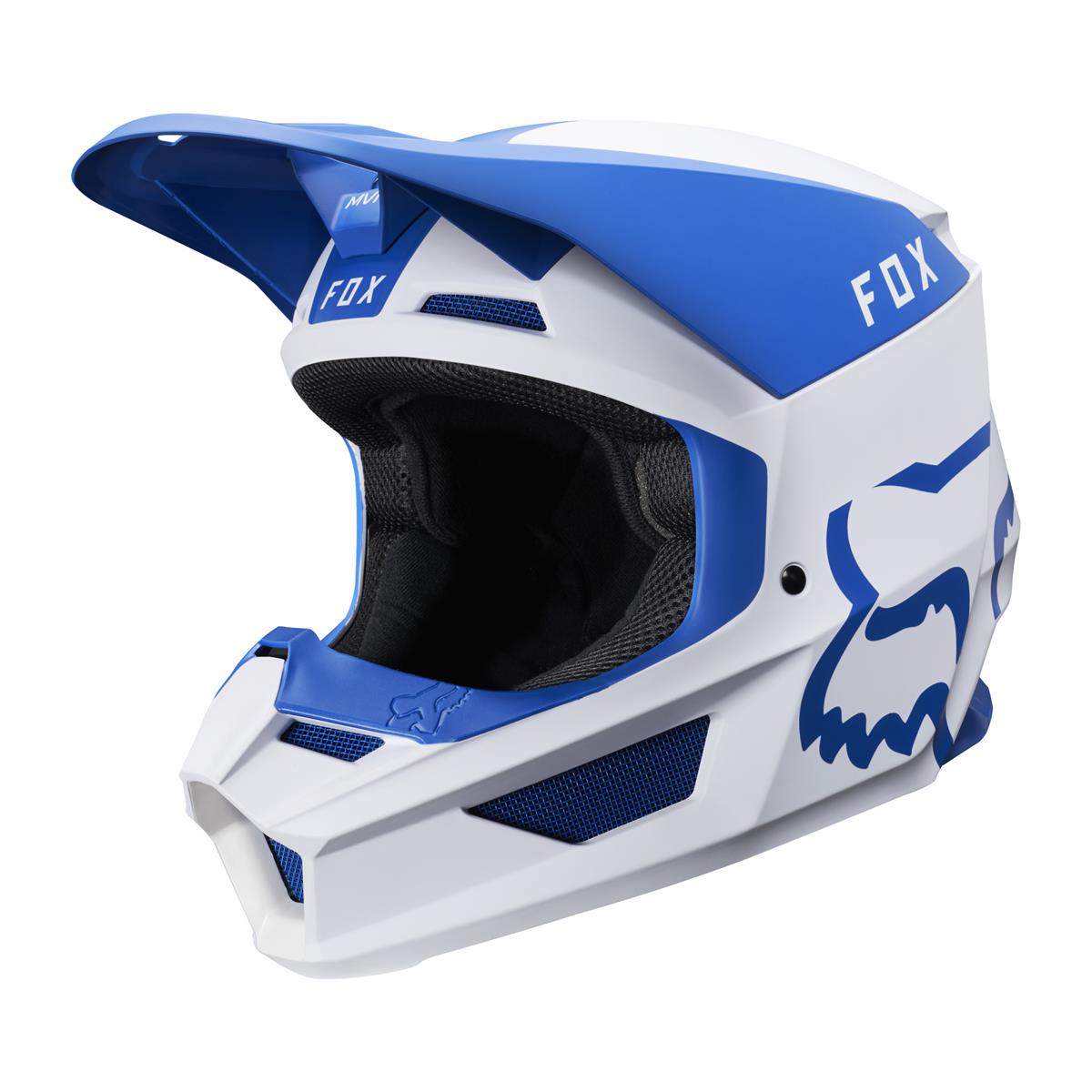 Fox Casque MX V1 Mata - Blue/White
