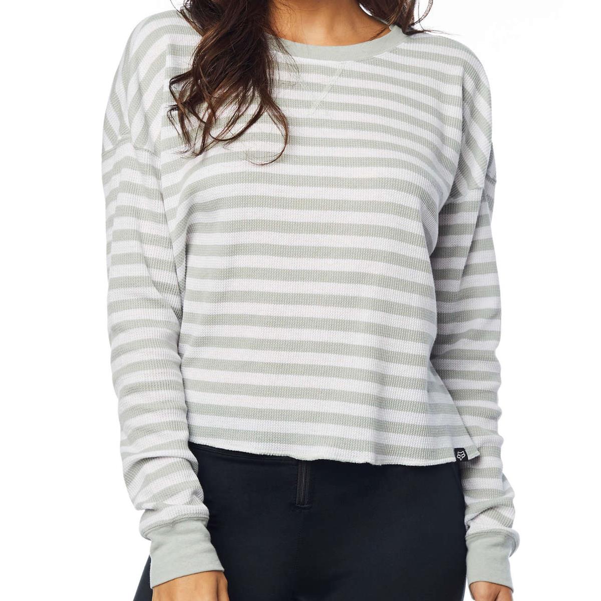 Fox Girls Longsleeve Shirt Striped Out Thermal White