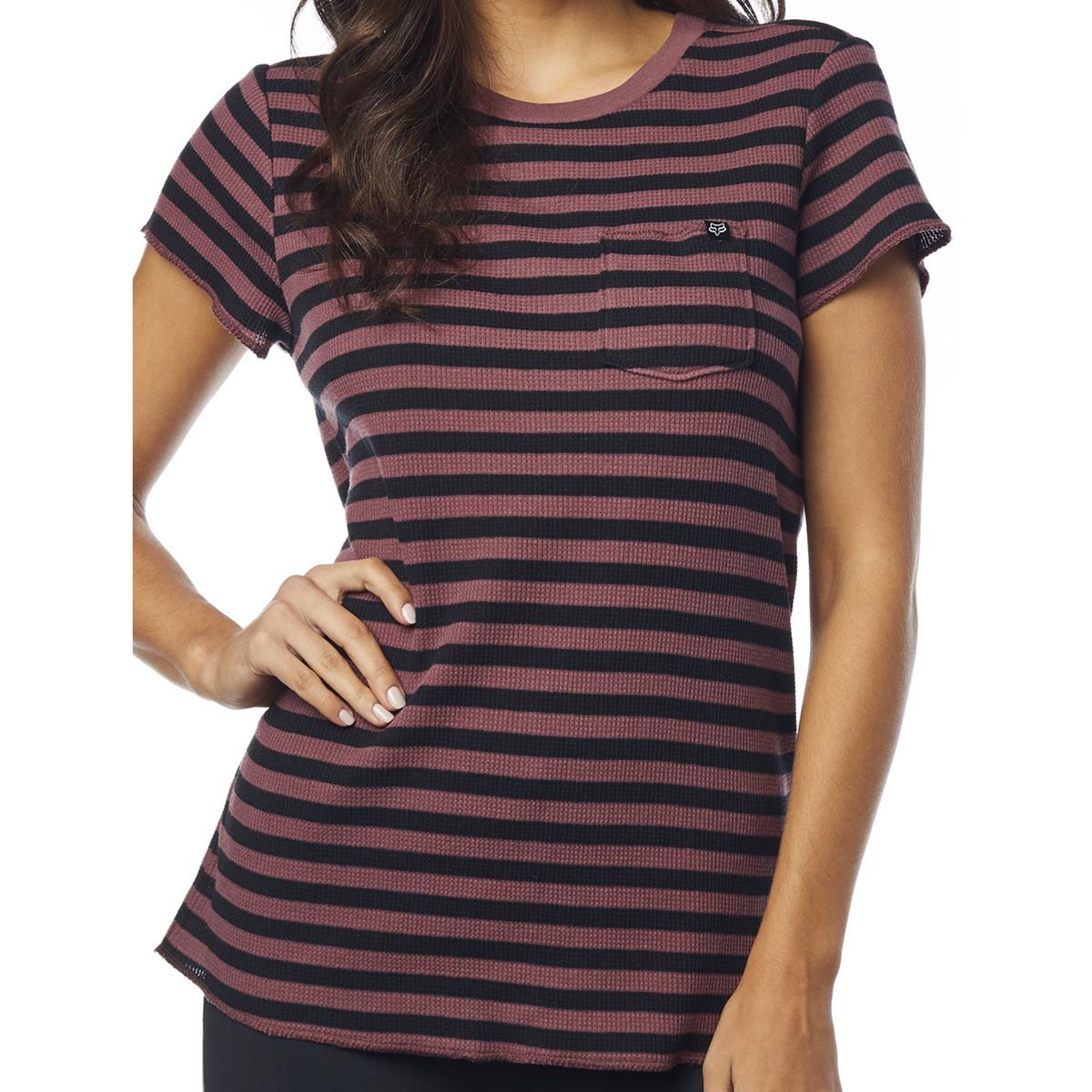 Fox Donna T-Shirt Striped Out Rose